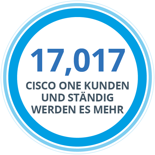17,017 Cisco One Clients and Counting