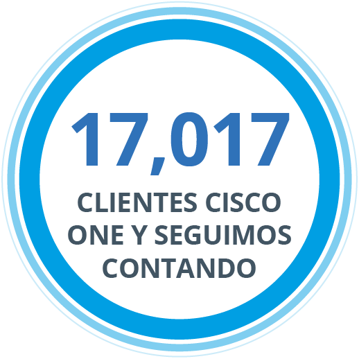 17,017 Cisco One Clients and Counting